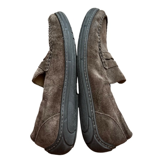 Primigi Penny Loafers Shoes Boys size 38 US 5.5-6‎ Slip-On Suede Comfort Brown - Picture 4 of 9